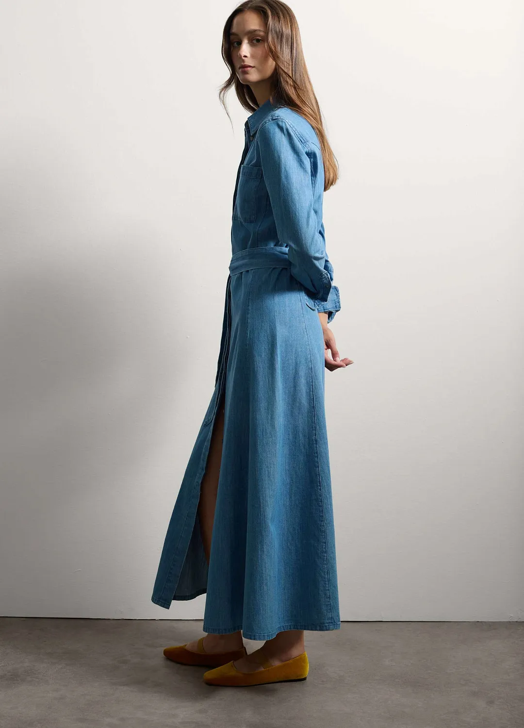 Платье Denim Chemis Light Blue СВЕТЛО-СИНИЙ