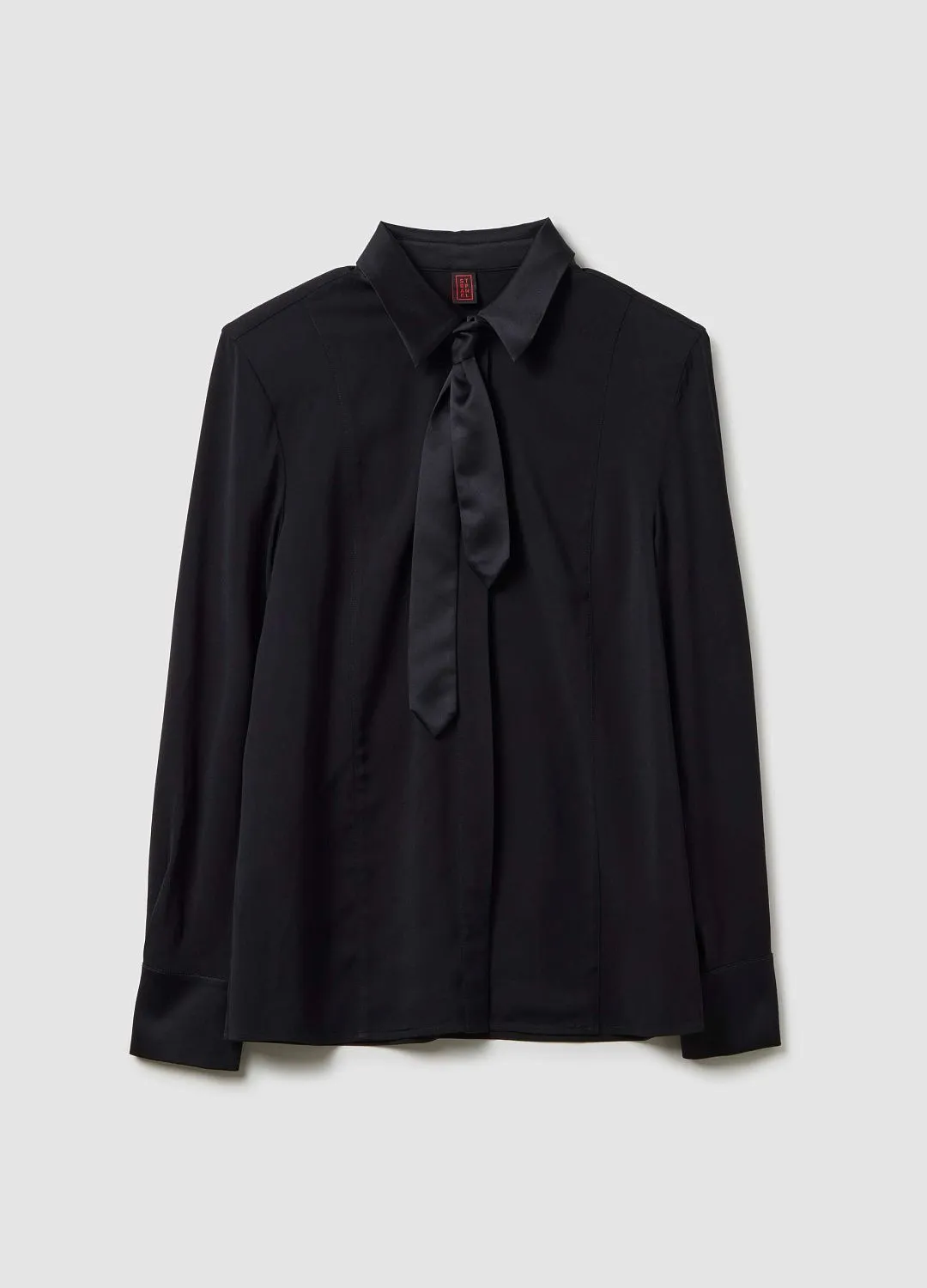 Рубашка Bimaterial S Black ЧЕРНЫЙ