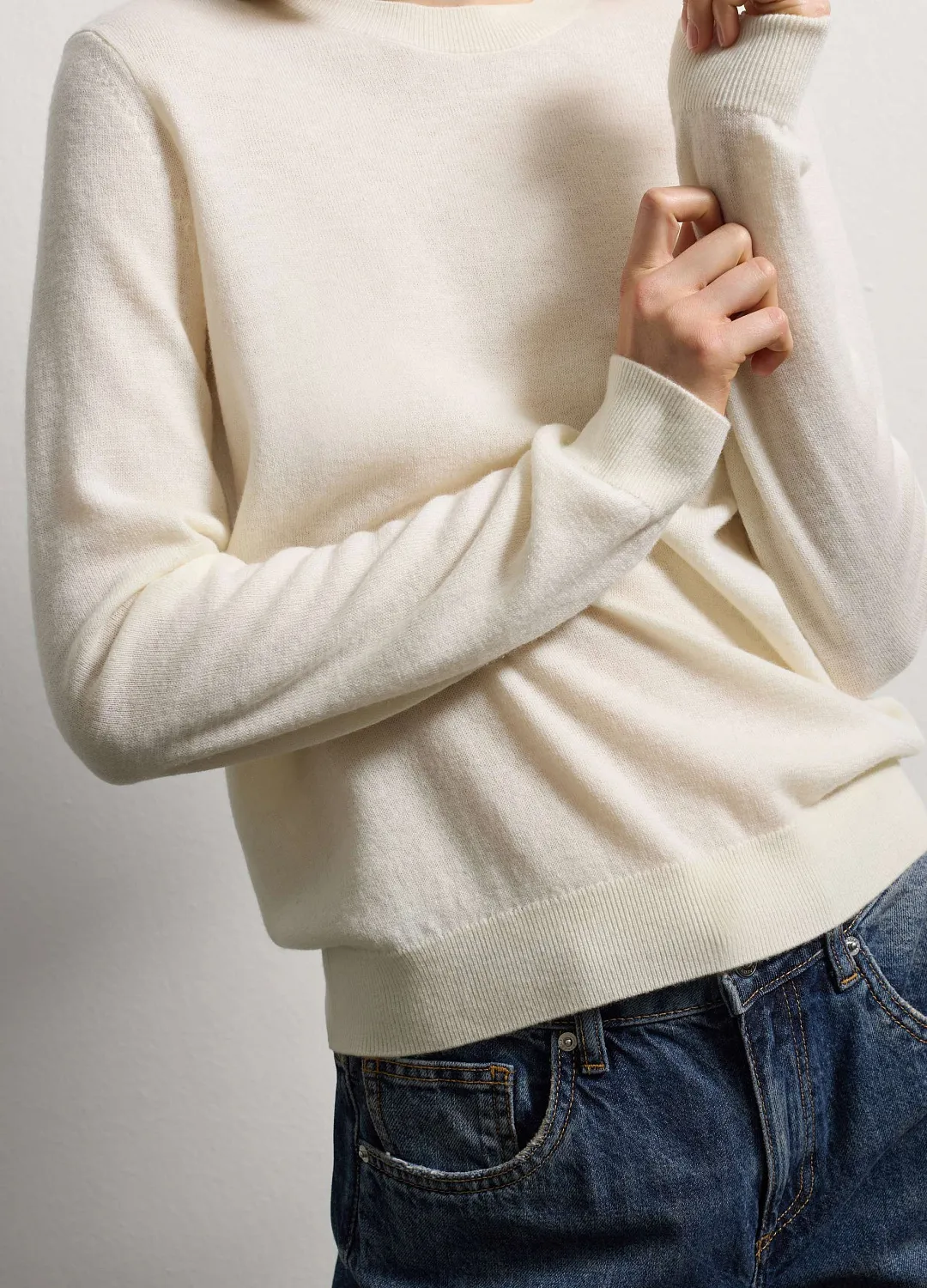 Джемпер 100%Wool  Ro Natural МОЛОЧНЫЙ