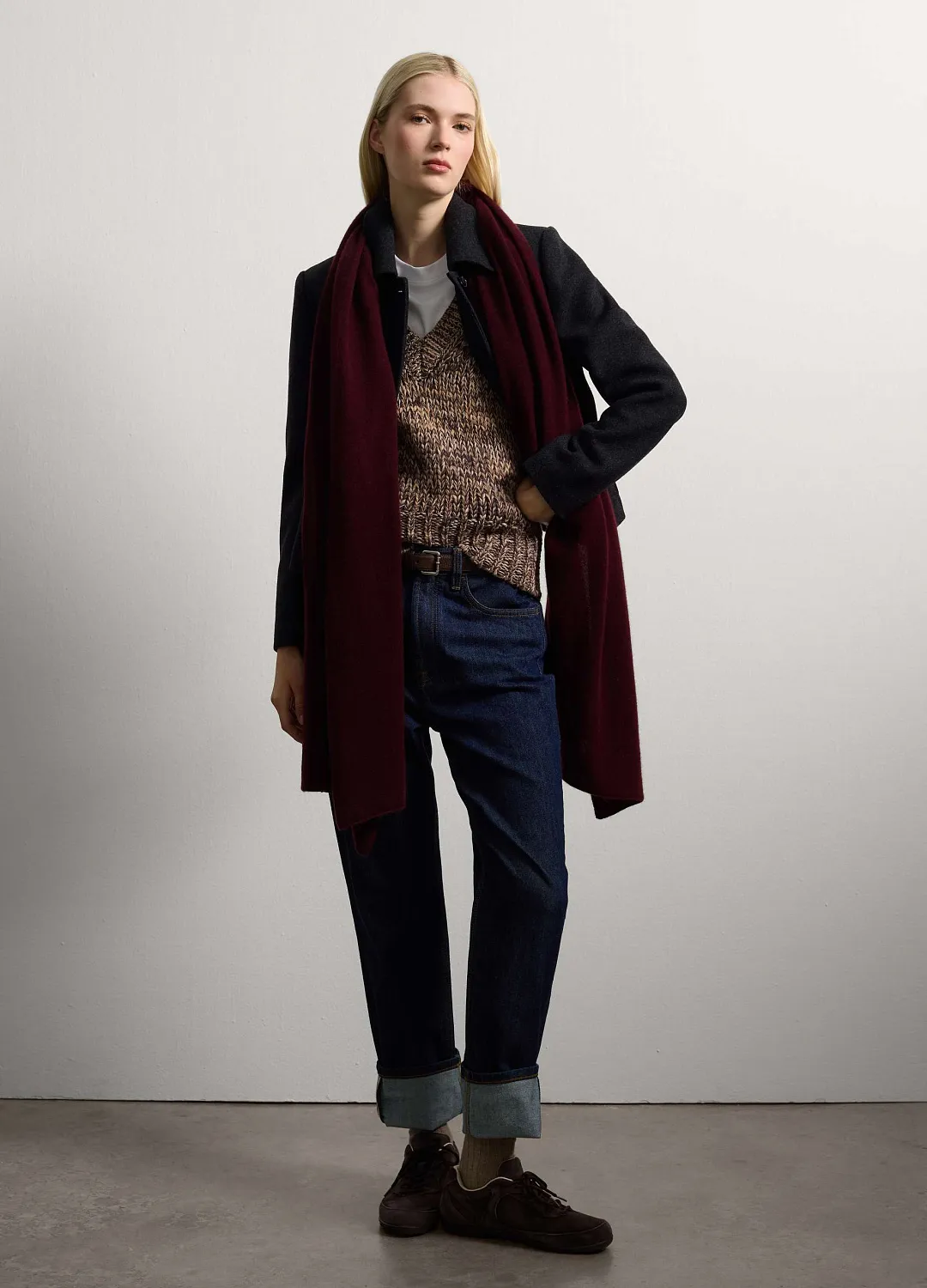 Пиджак Belt Jacket  Gre Melange СЕРЫЙ МЕЛАНЖ