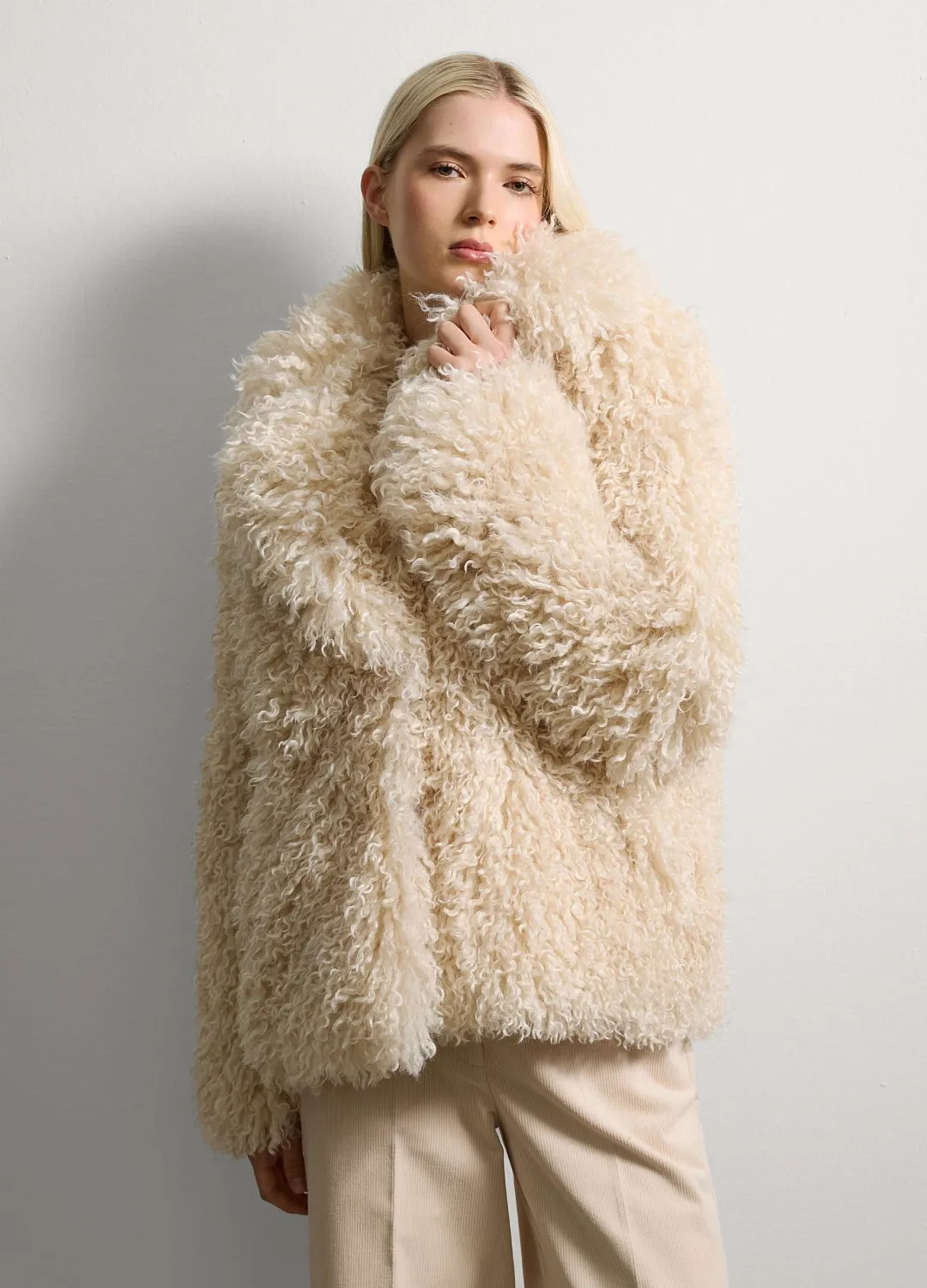Куртка Fake Fur Jkt Off White БЕЛЫЙ