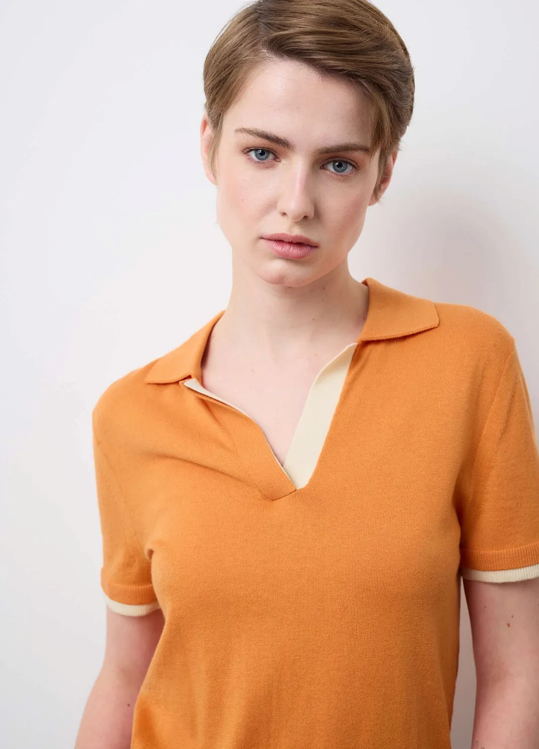 Джемпер Wool Cot Ws  Orange Ochre ОРАНЖЕВЫЙ