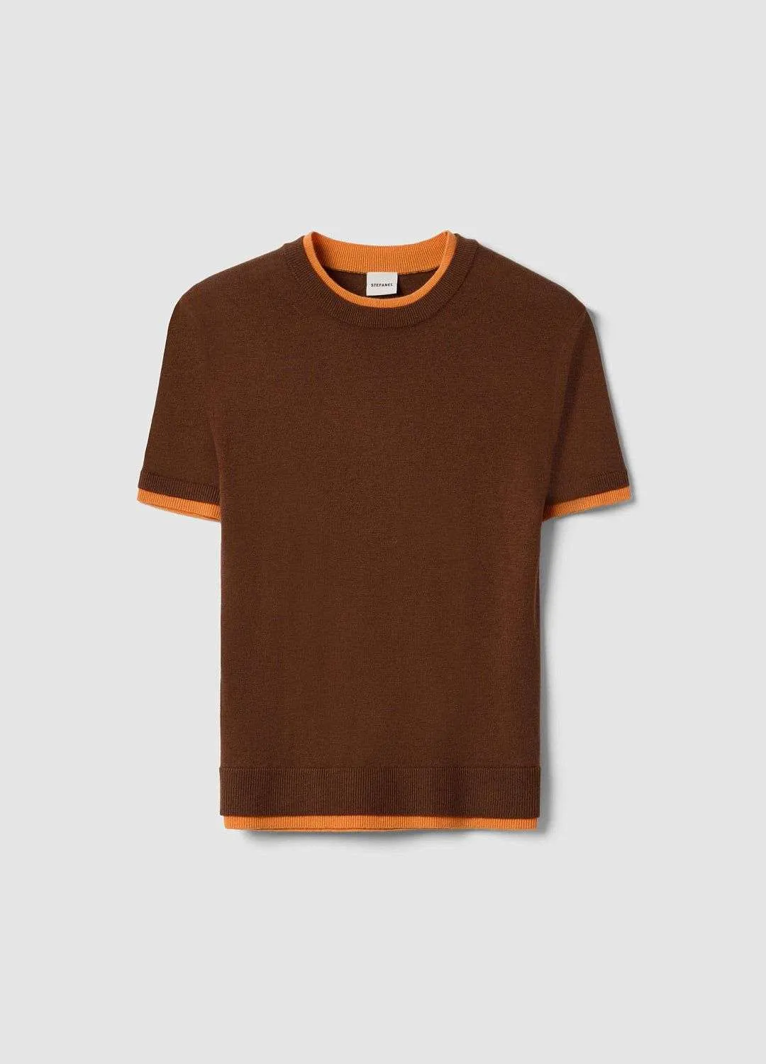 Джемпер Wool Cot Ws  Mar/Ar КОРИЧНЕВЫЙ/ОРАНЖЕВЫЙ