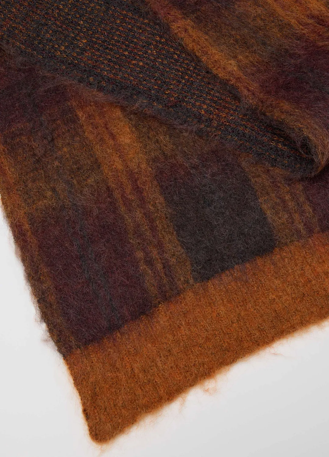 Шарф Scarf Check  Quadro Marro КОРИЧНЕВЫЙ В КЛЕТКУ