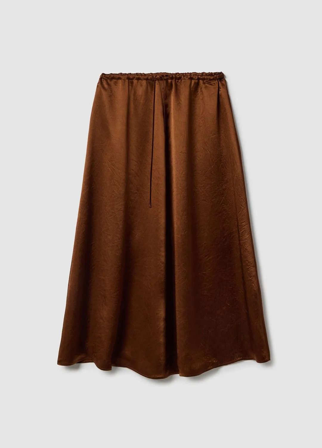 Юбка Satin Skirt  Sorrel Horse КОРИЧНЕВЫЙ